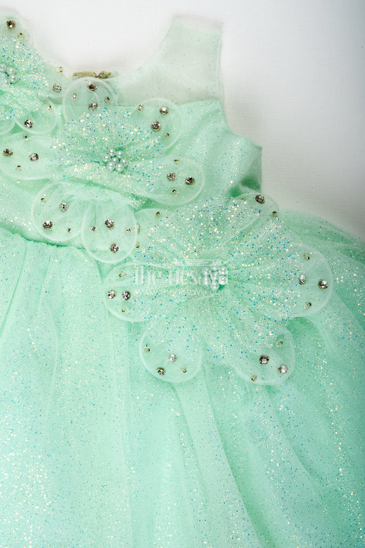 Girls Lace Party Dress Elegant Outfit For Celebrations