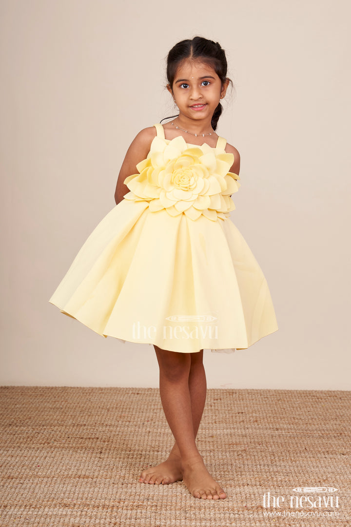 Baby girl scuba frock for birthday parties and playful twirls