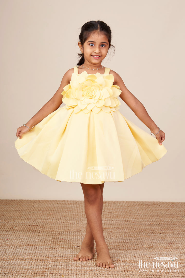 Baby girl scuba frock for birthday parties and playful twirls