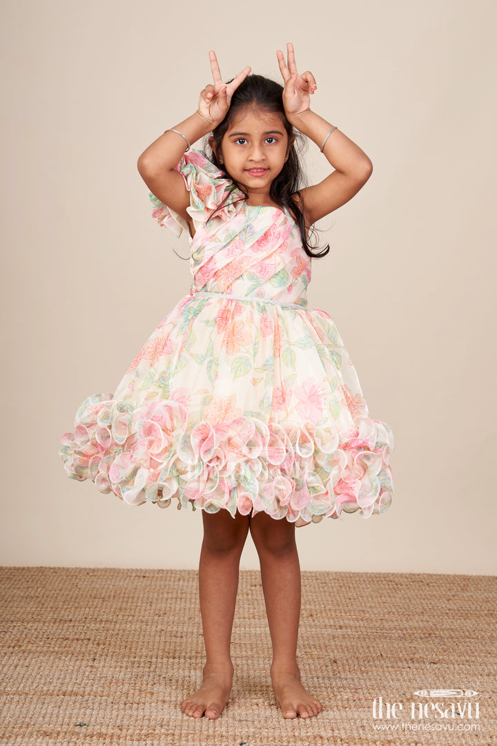 Baby Girl Ruffle Frock for Birthday Parties and Photoshoots