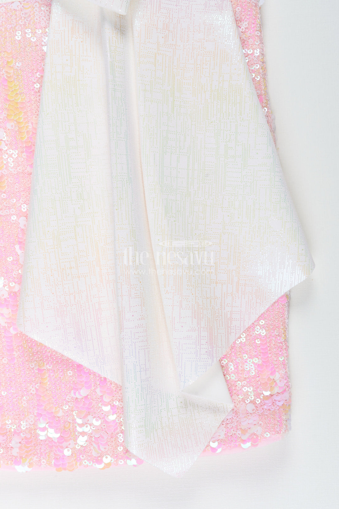 Sequin party dress for baby girl with matching bow and bag ideal birthday outfit