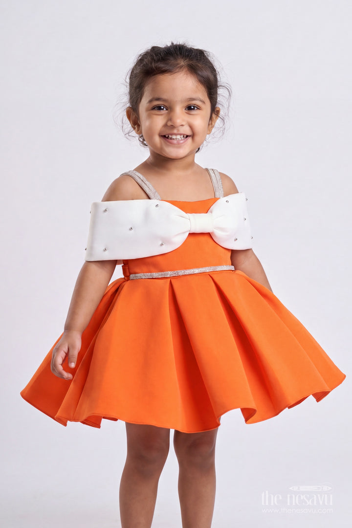 Girls Party Frock with Smart Tailoring for Family Functions
