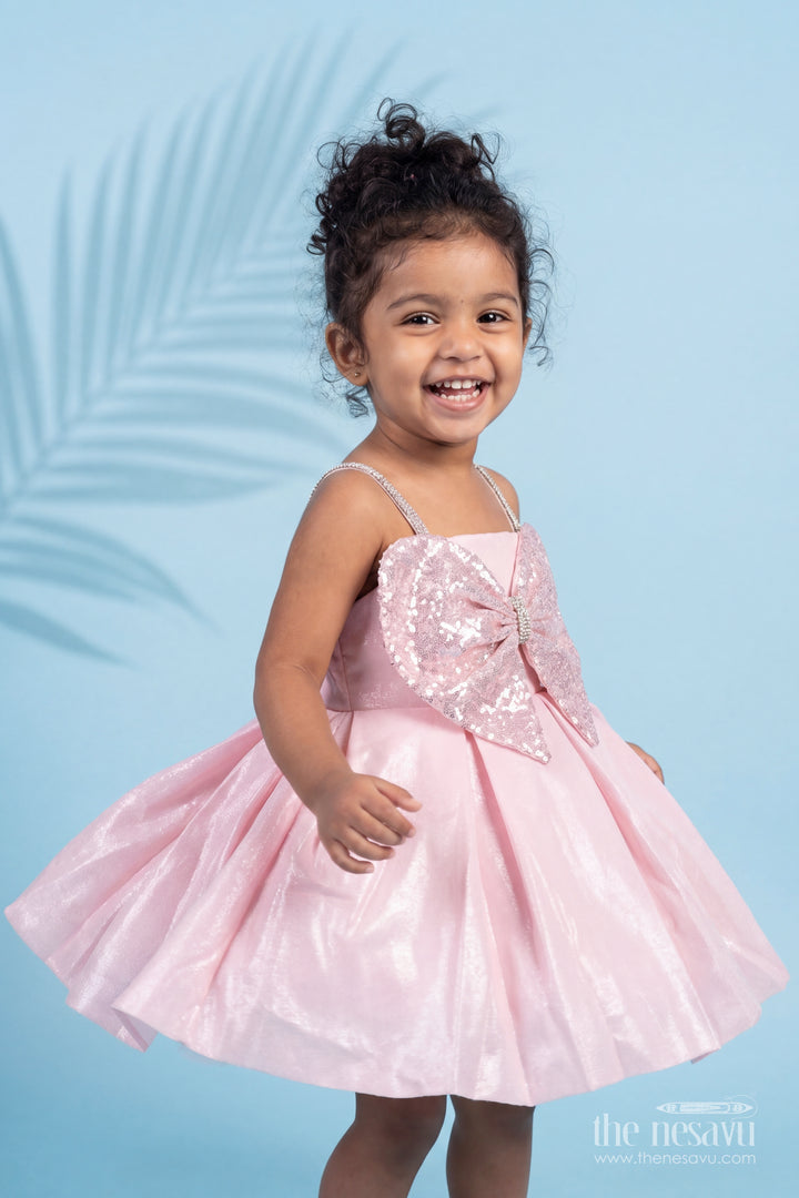 Designer Frock for Girls in Pink for Joyful Occasions