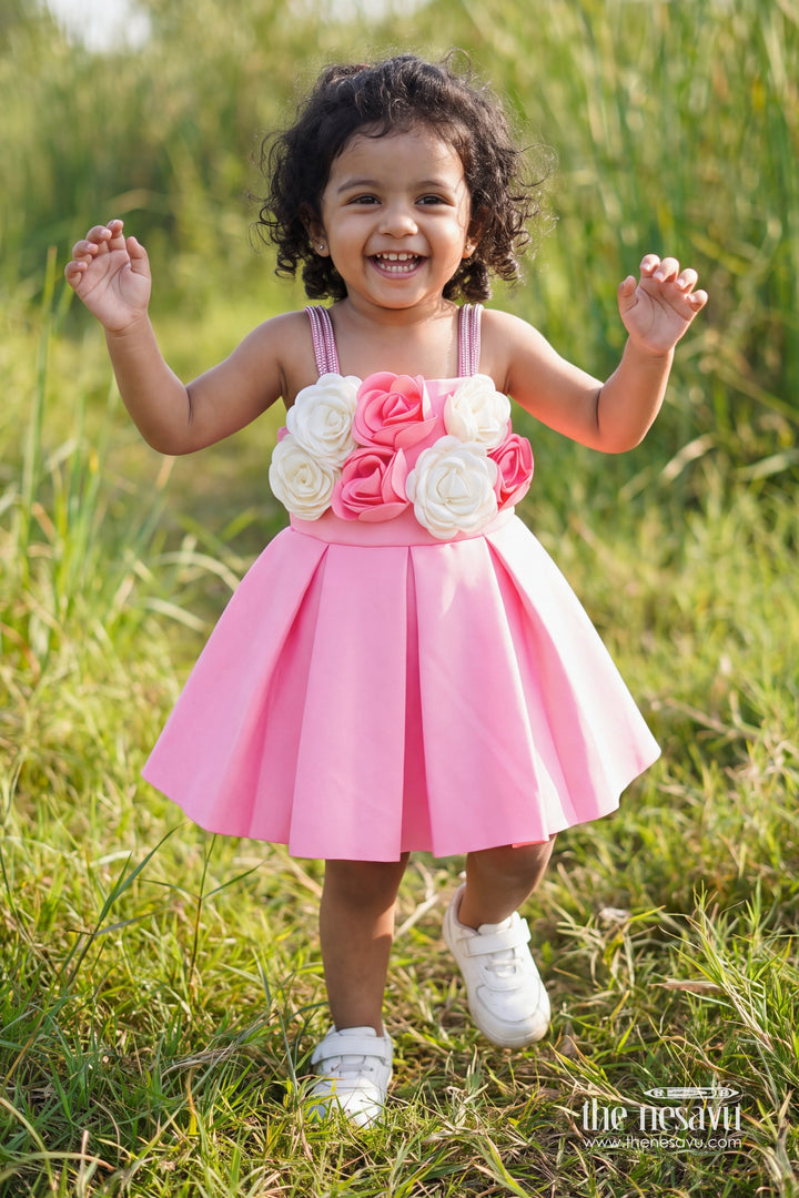 Girls Bouquet Frock for Cake Cutting and Birthday Photo Moments