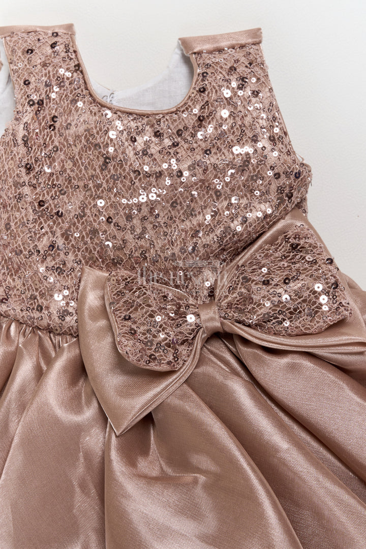 Party Dress for Girls in Grey for Family Celebrations