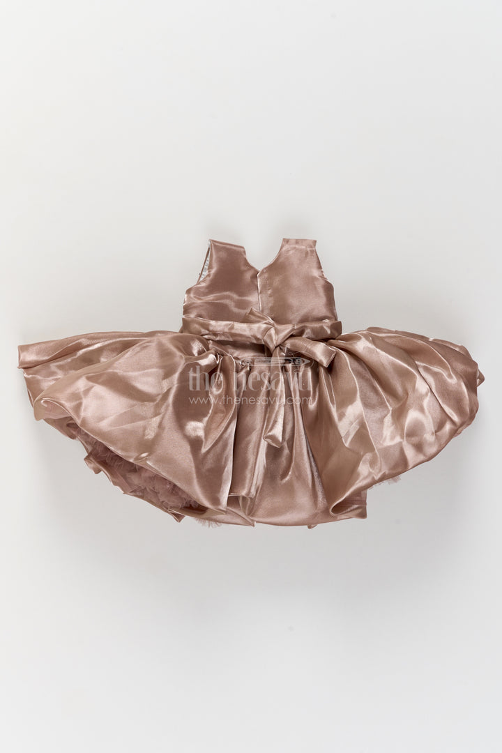 Party Dress for Girls in Grey for Family Celebrations