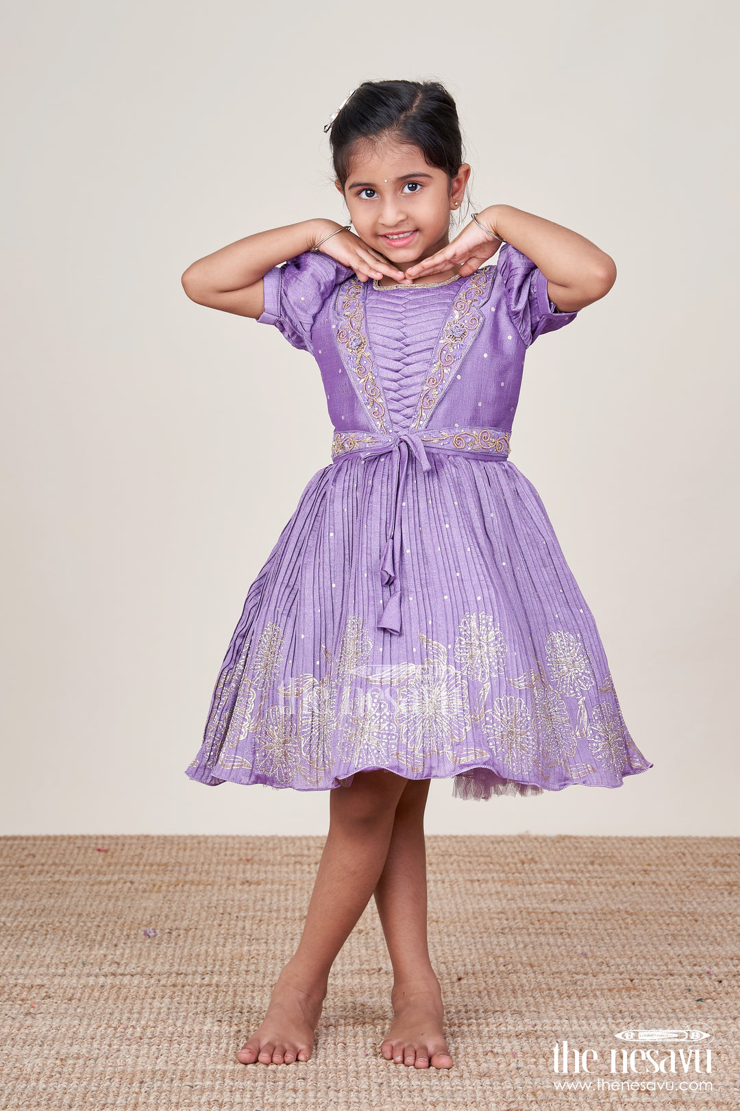 Silk Frock for Baby Girls for Birthdays and Special Occasions