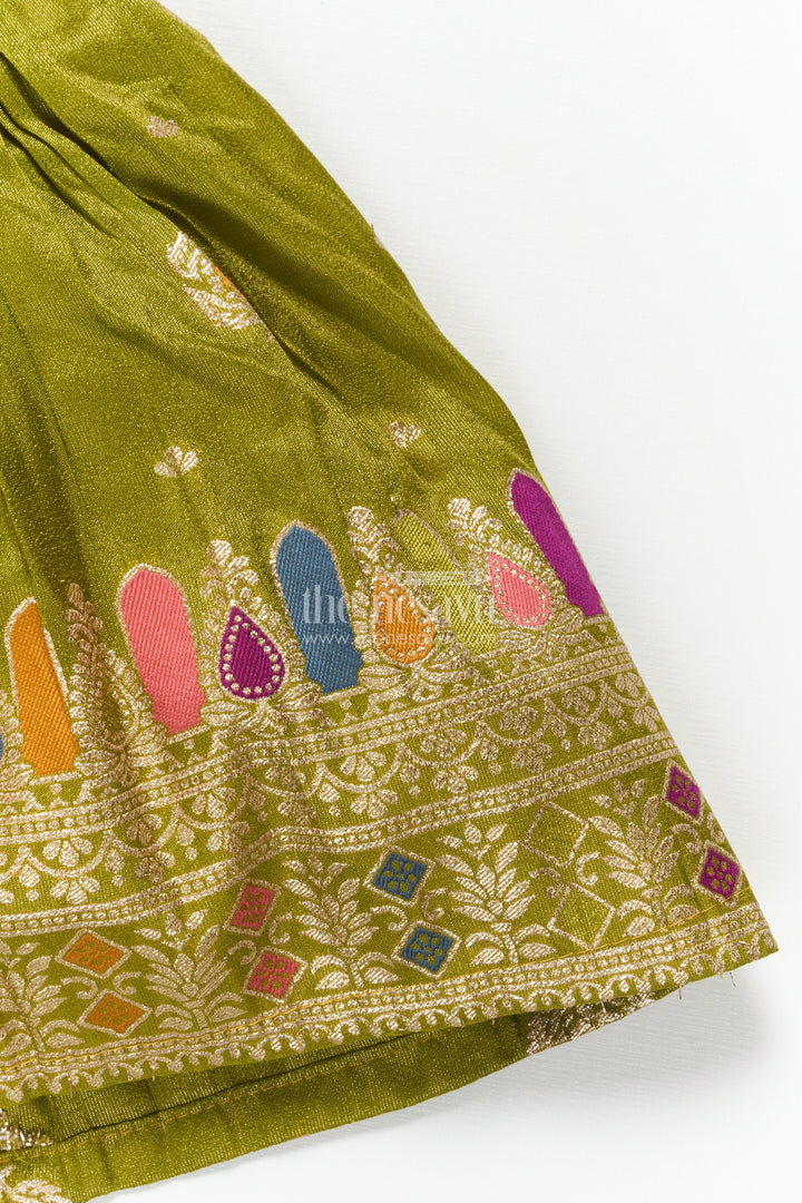Baby Girl Ethnic Frock for Weddings and Festive Occasions