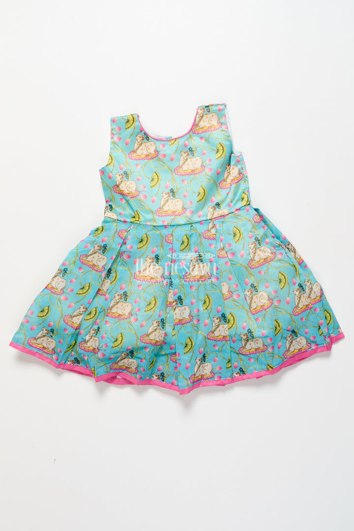Baby Girl Silk Frock with Jacket for Festive Gatherings