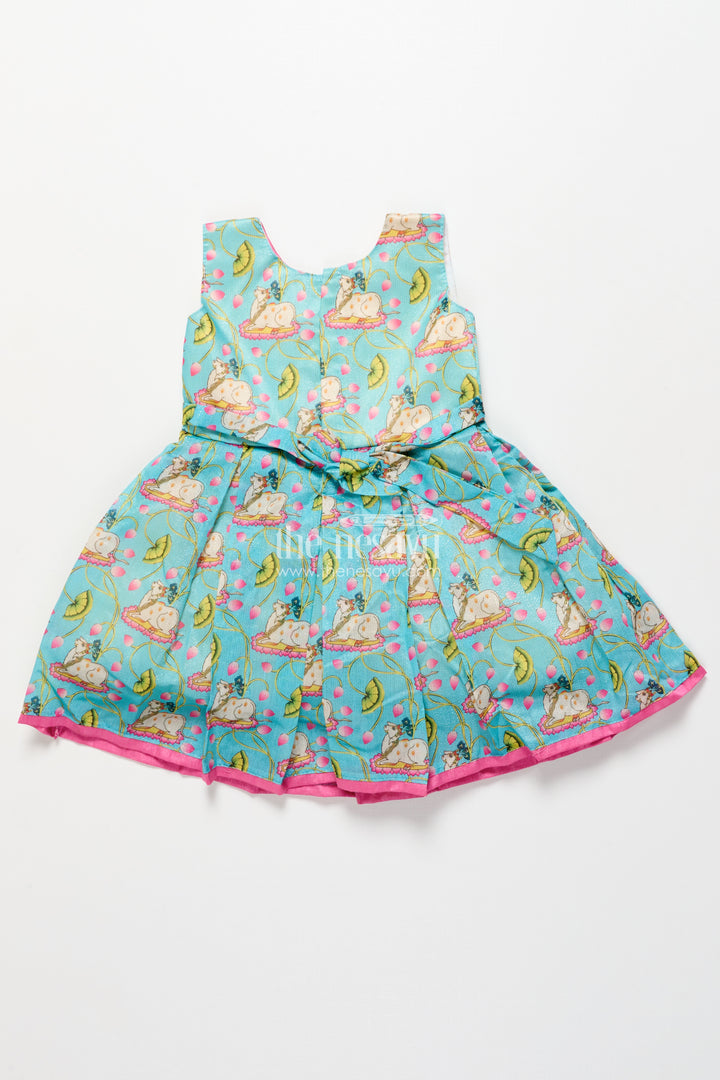 Baby Girl Silk Frock with Jacket for Festive Gatherings