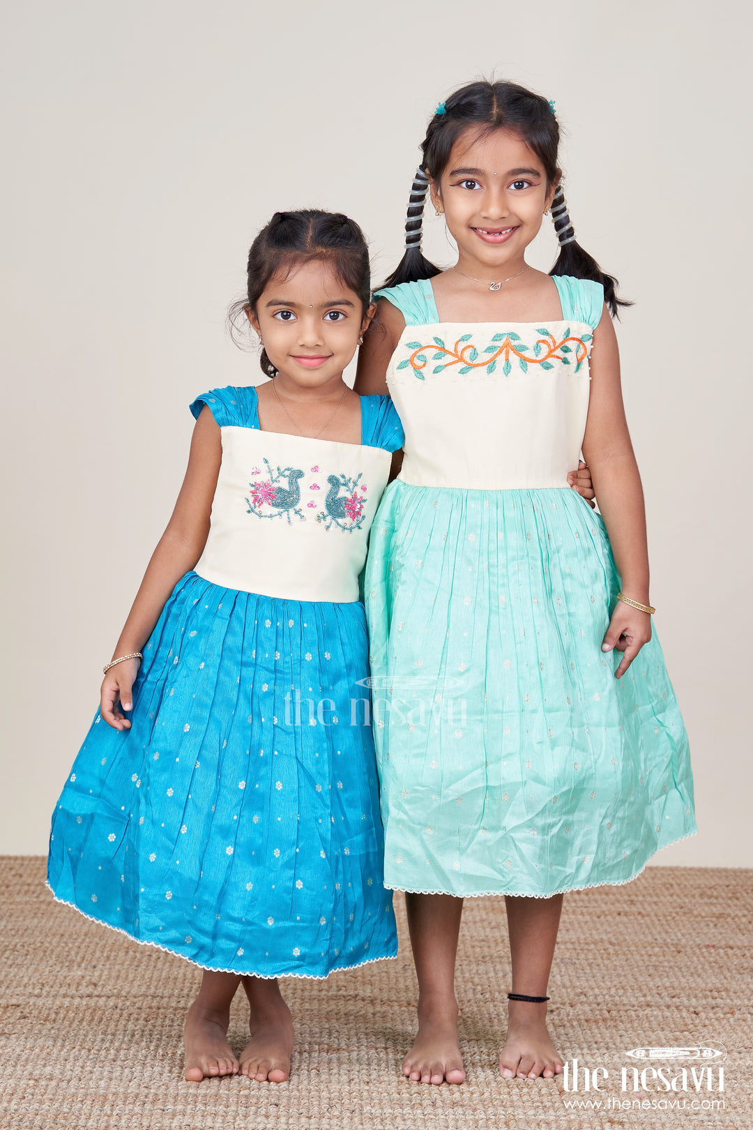 Baby Girl Silk Frock for Birthday Celebrations and Party Wear