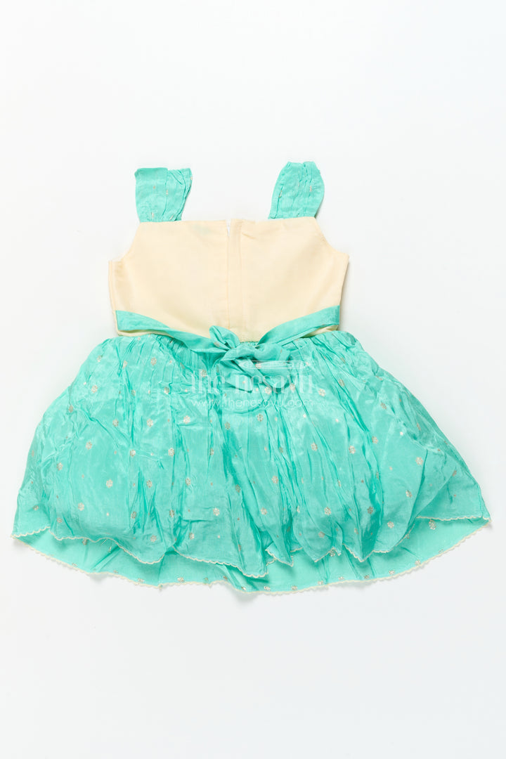 Baby Girl Silk Frock for Birthday Celebrations and Party Wear