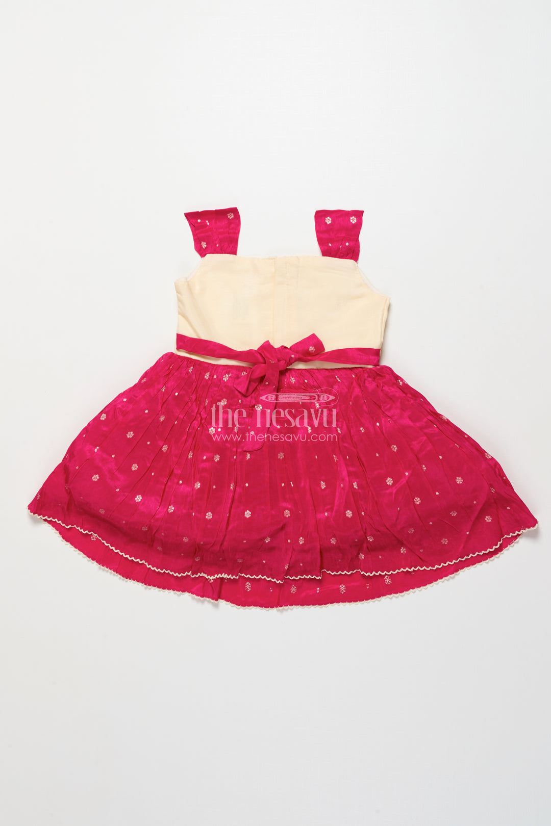 Baby Girl Silk Frock for Birthdays and Special Occasions