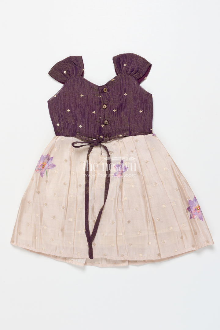 Silk frock for baby girls for birthdays and festive events