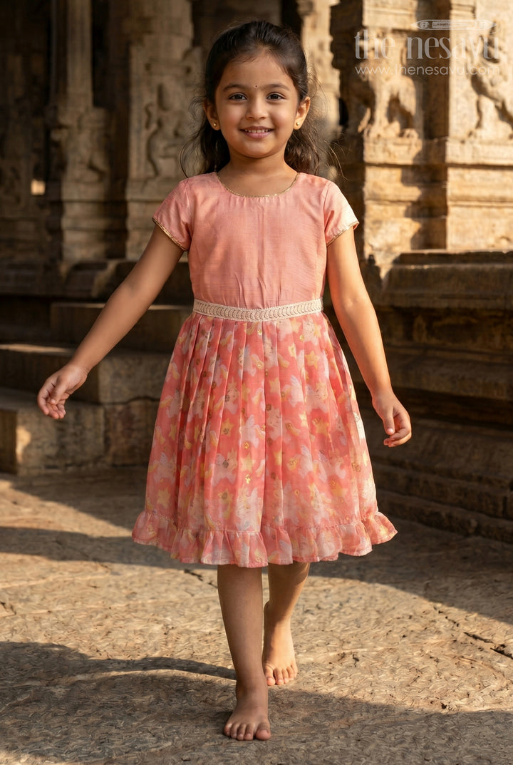 Baby Girl Silk Frock for Parties and Special Celebrations