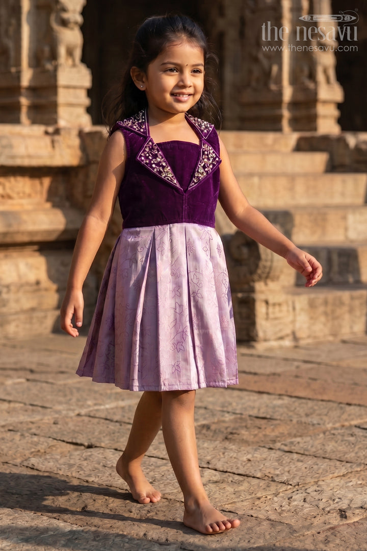 Baby Girl Silk Frock for Weddings and Special Evening Events