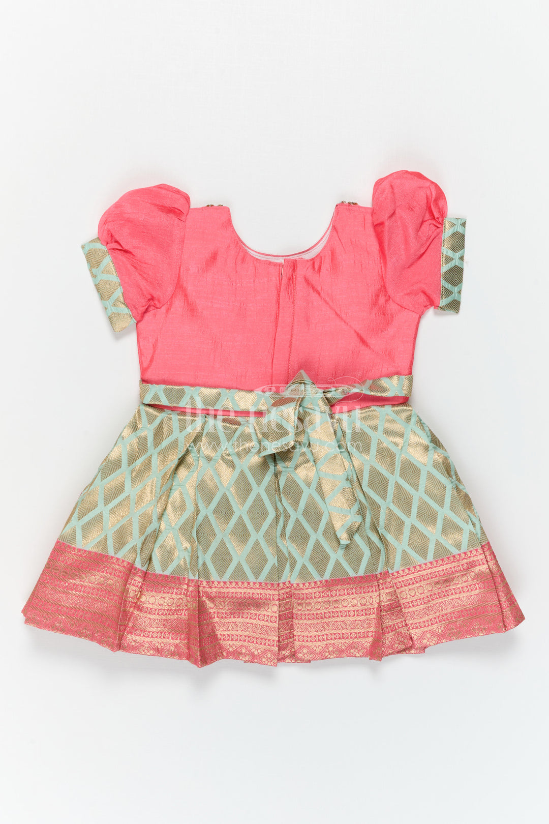 Girls Silk Frock for Festive Wear and Traditional Events