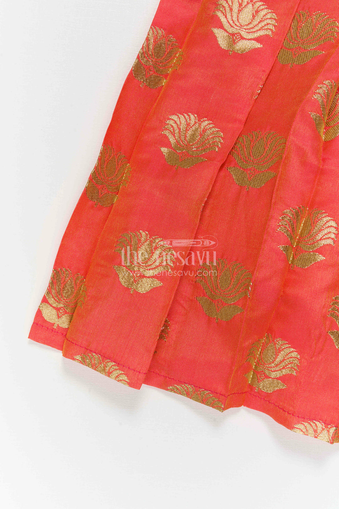 Baby Girl Frock with Silk Material for Weddings and Traditional Celebrations