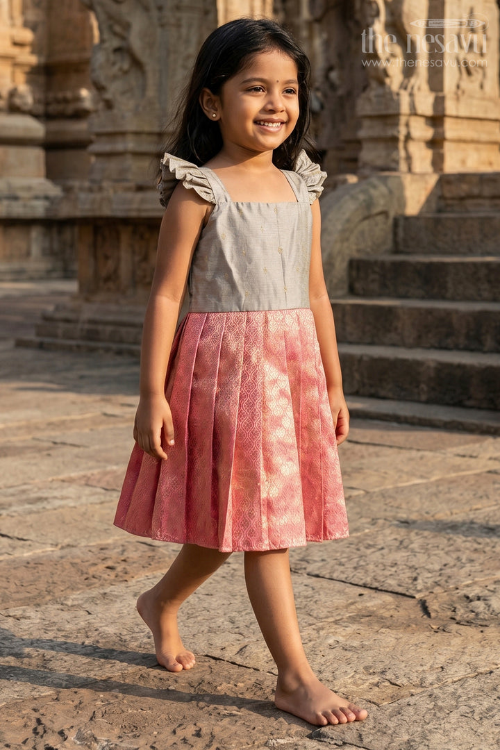 Baby Girl Silk Frock for Weddings and Traditional Family Functions
