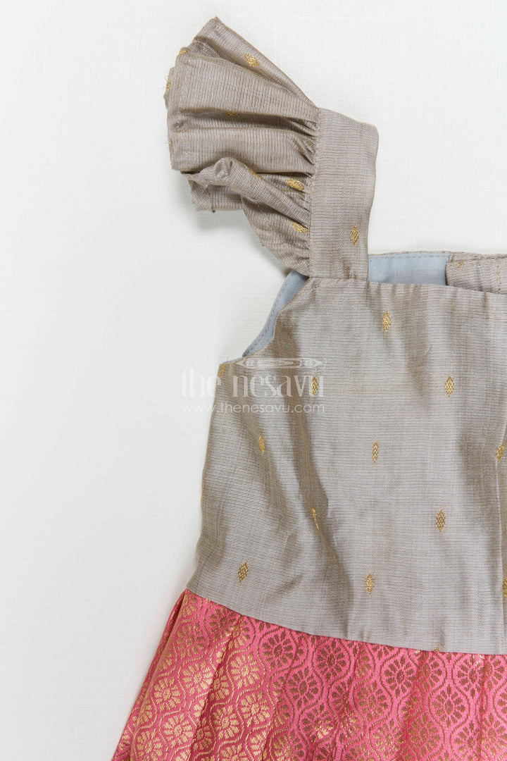 Baby Girl Silk Frock for Weddings and Traditional Family Functions