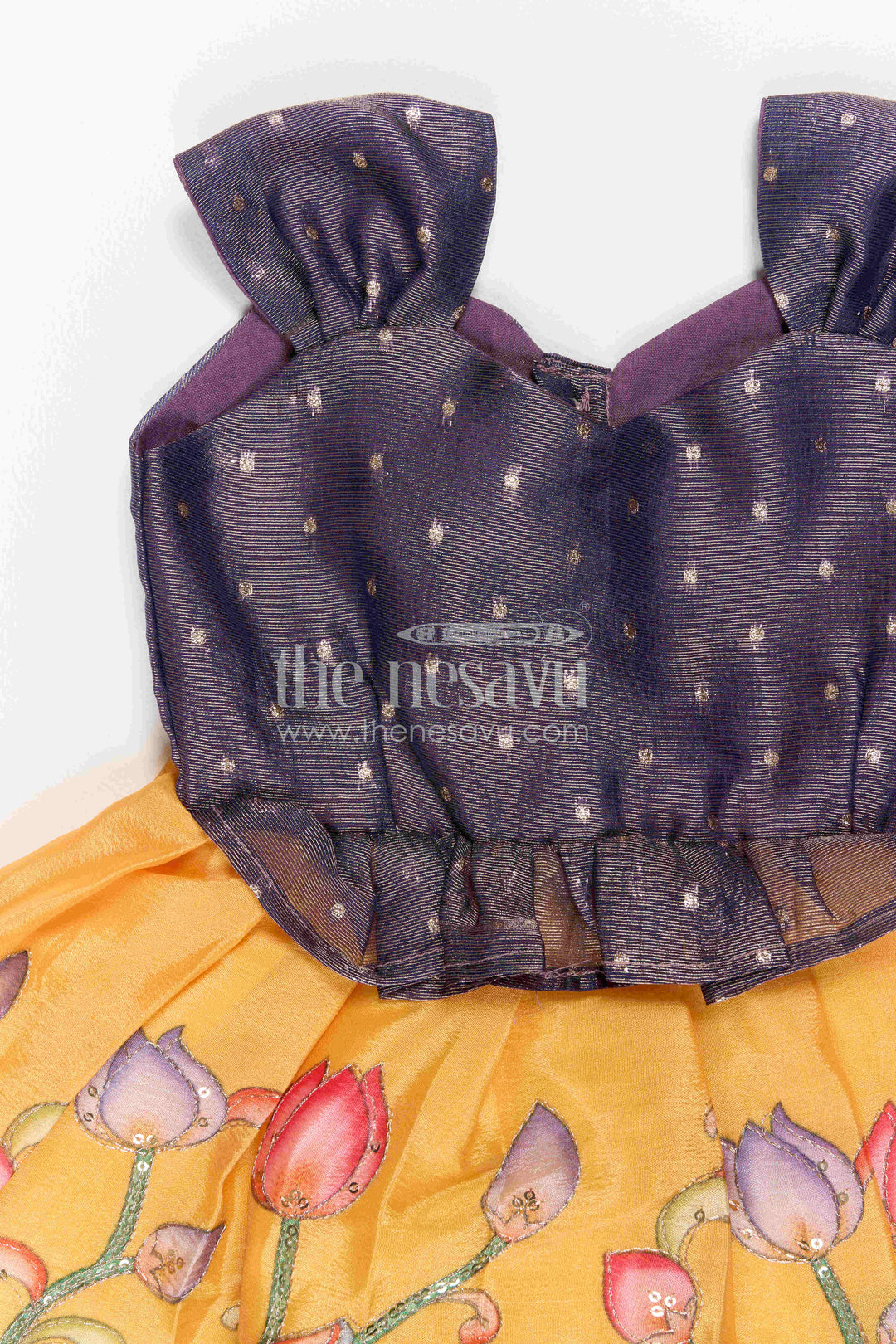 Baby Girl Silk Frock for Birthday Twirls and Photoshoot