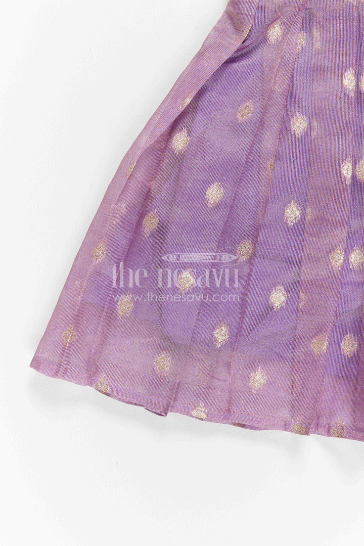 Girls Silk Frock for Festive Pooja and Celebration Wear