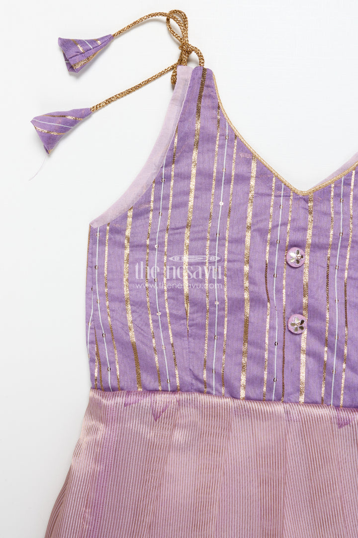 Tie-up frock for toddler girls for birthdays and traditional events