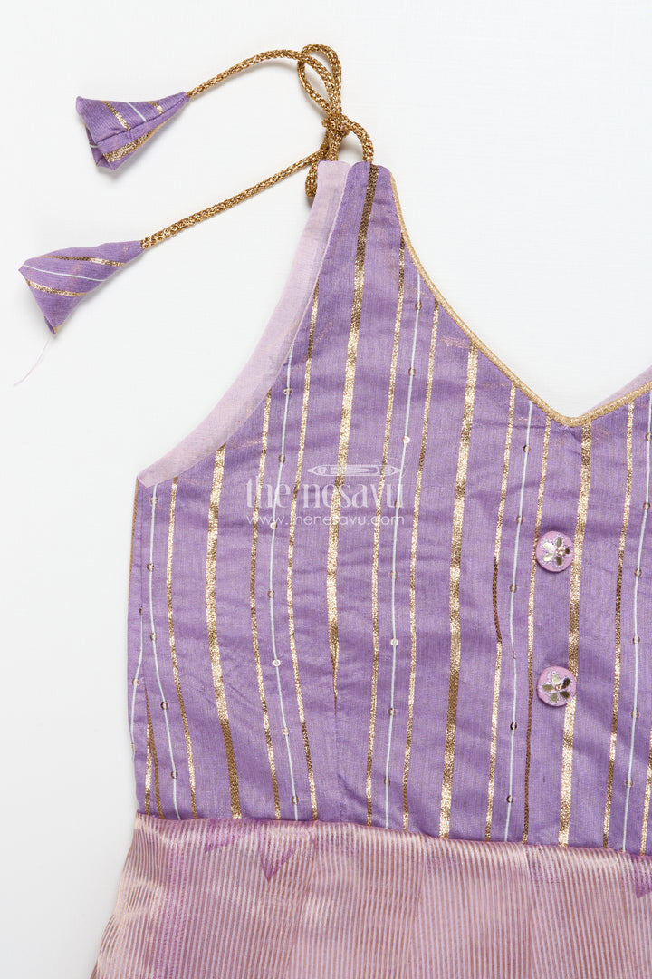 Tie-up frock for toddler girls for birthdays and traditional events