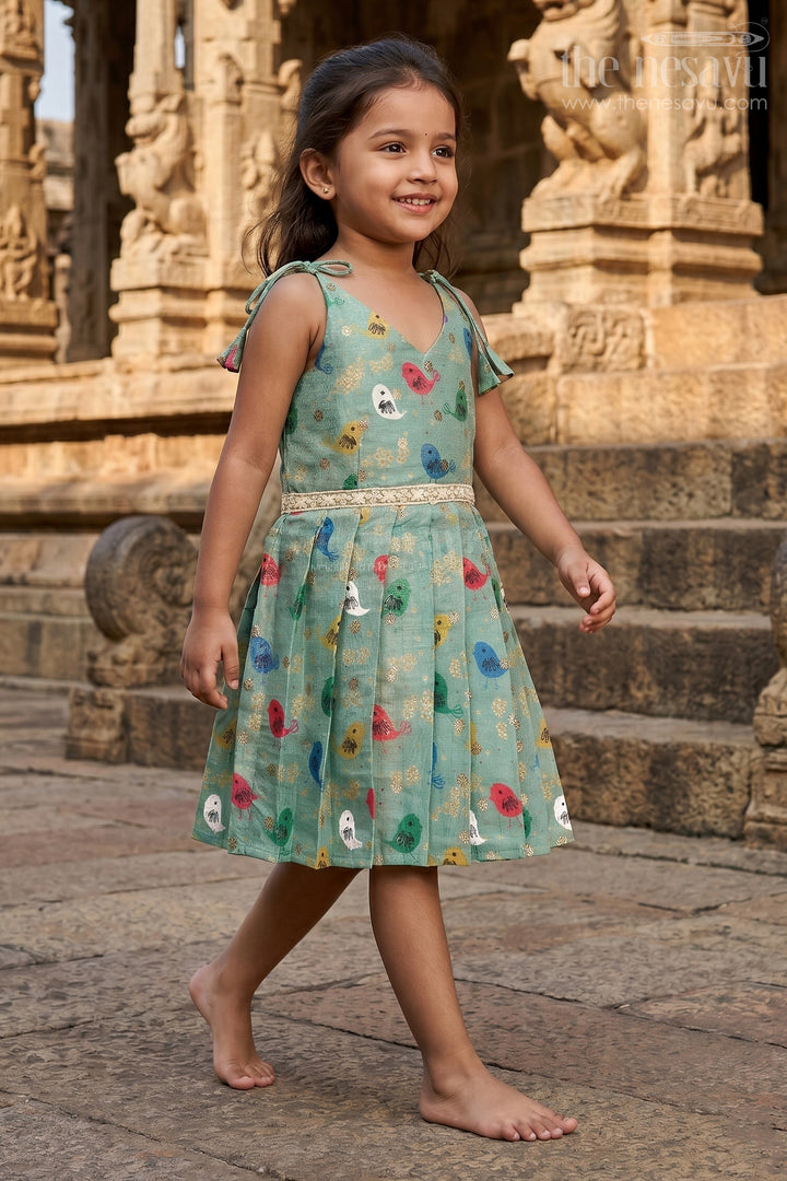 Baby Girl Tie-up Frock for Everyday Comfort and Playtime