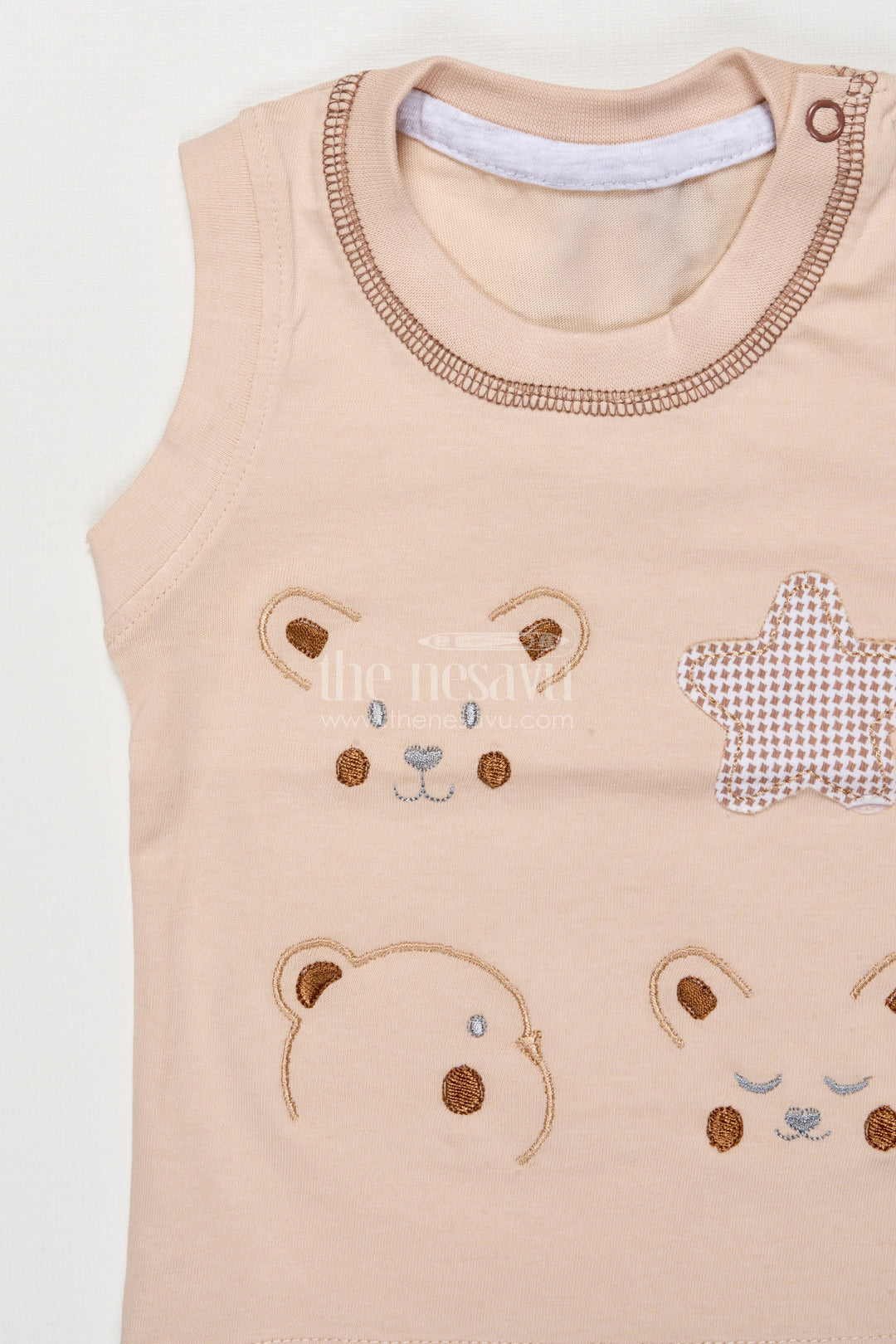 The Nesavu Boys Casual Set Baby Boy Cotton Shirt and Shorts Set for Everyday Comfort Nesavu Nesavu baby boy cotton top checkered shorts set daily wear casual play