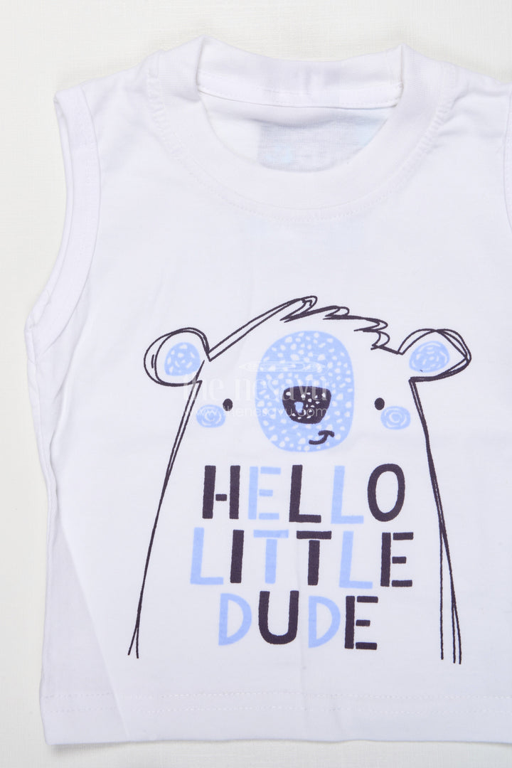 The Nesavu Boys Casual Set Baby Boy Printed Cotton Co-ord Set for Casual Daywear Nesavu Nesavu baby boy cotton co-ord set digital print everyday play comfort