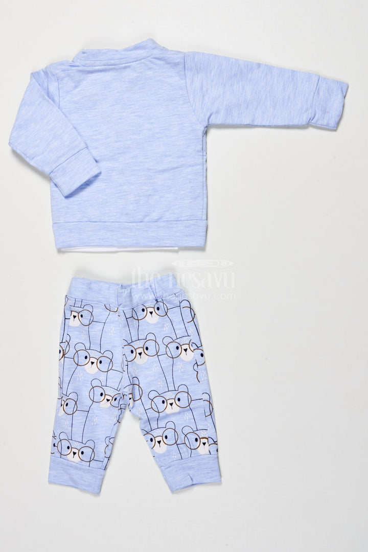 The Nesavu Boys Casual Set Baby Boy Printed Cotton Co-ord Set for Casual Daywear Nesavu Nesavu baby boy cotton co-ord set digital print everyday play comfort