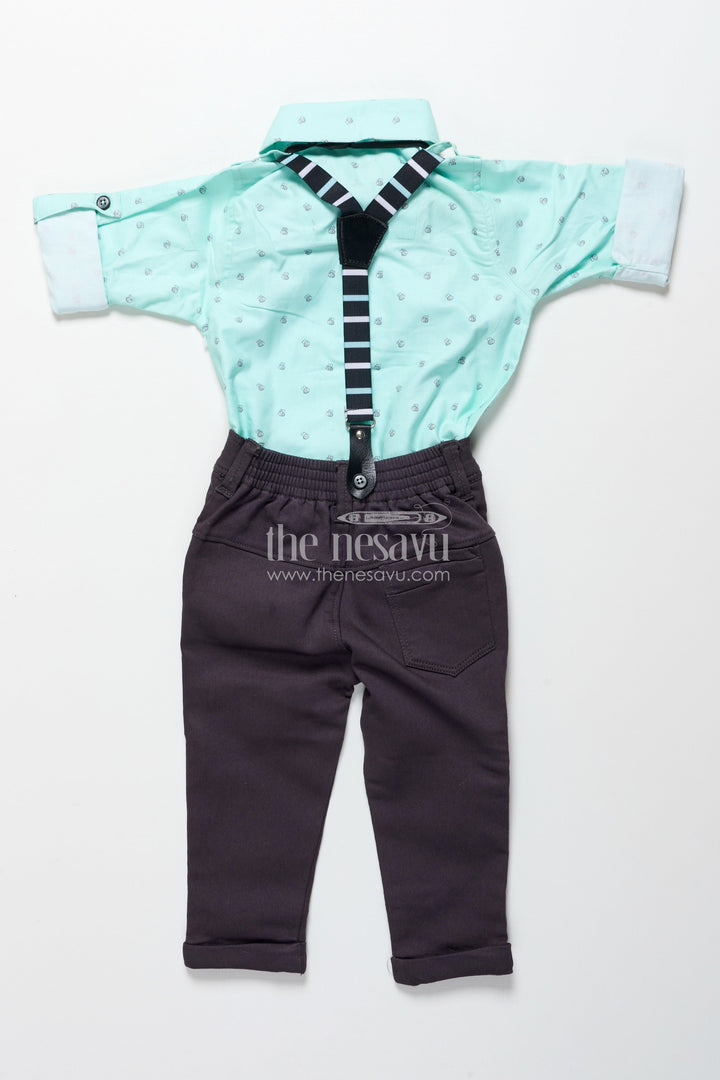 The Nesavu Boys Casual Set Baby Boys Cotton Digital Print Set for Everyday Casual Wear Nesavu Nesavu baby boys digital print cotton set everyday wear toddler-friendly dressing