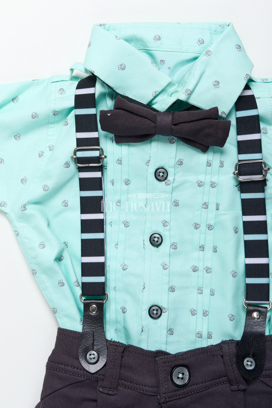 The Nesavu Boys Casual Set Baby Boys Cotton Digital Print Set for Everyday Casual Wear Nesavu Nesavu baby boys digital print cotton set everyday wear toddler-friendly dressing