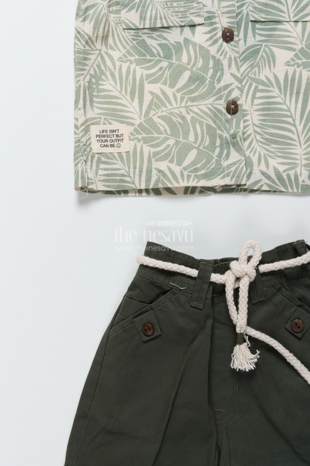 The Nesavu Boys Casual Set Baby Boys Cotton Printed Set for Playdates and Everyday Wear Nesavu Nesavu baby boys cotton digital print set everyday wear playdates summer outings