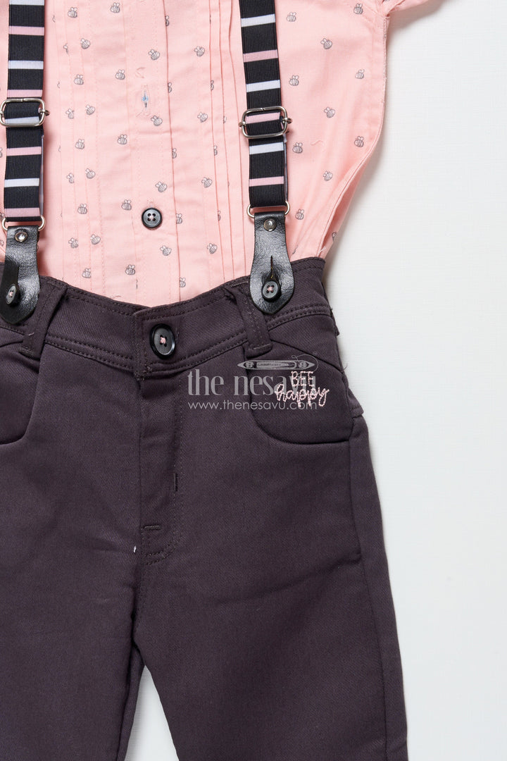 The Nesavu Boys Casual Set Baby Boys Digital Print Casual Set for Playdates and Weekends Nesavu Nesavu baby boys digital printed cotton set playdates daycare everyday wear