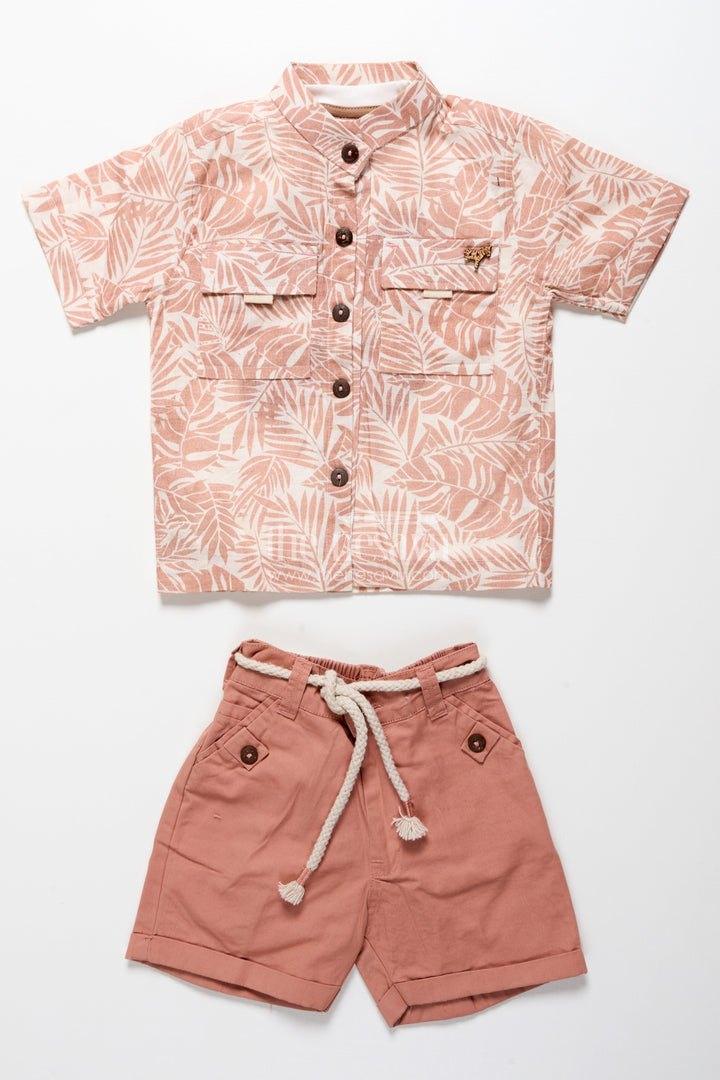 The Nesavu Boys Casual Set Baby Boys Digital Print Cotton Set for Weekend Wear and Photos Nesavu Nesavu baby boys digital printed cotton set birthdays casual weekends warm weather days