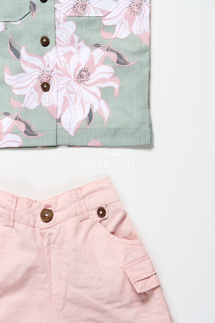 The Nesavu Boys Casual Set Baby Boys Digital Print Set for Casual Dressing and Day Trips Nesavu Nesavu baby boys cotton digital printed set day trips casual wear playtime comfort