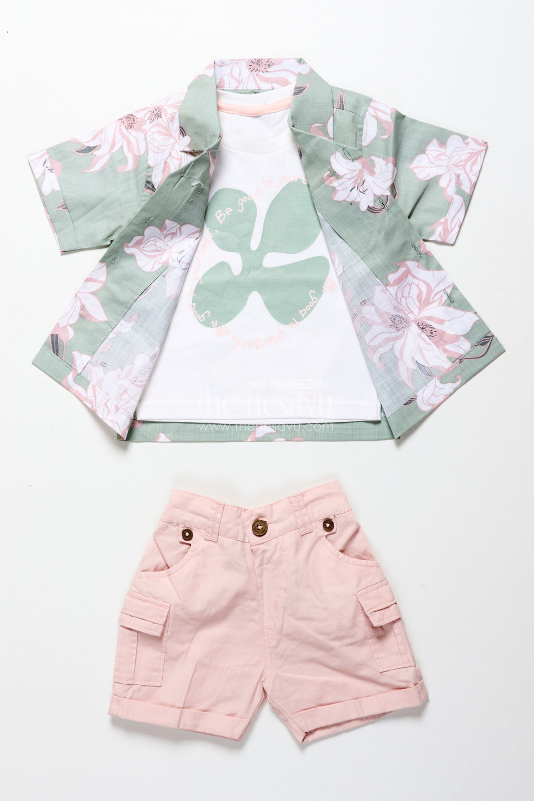 The Nesavu Boys Casual Set Baby Boys Digital Print Set for Casual Dressing and Day Trips Nesavu Nesavu baby boys cotton digital printed set day trips casual wear playtime comfort