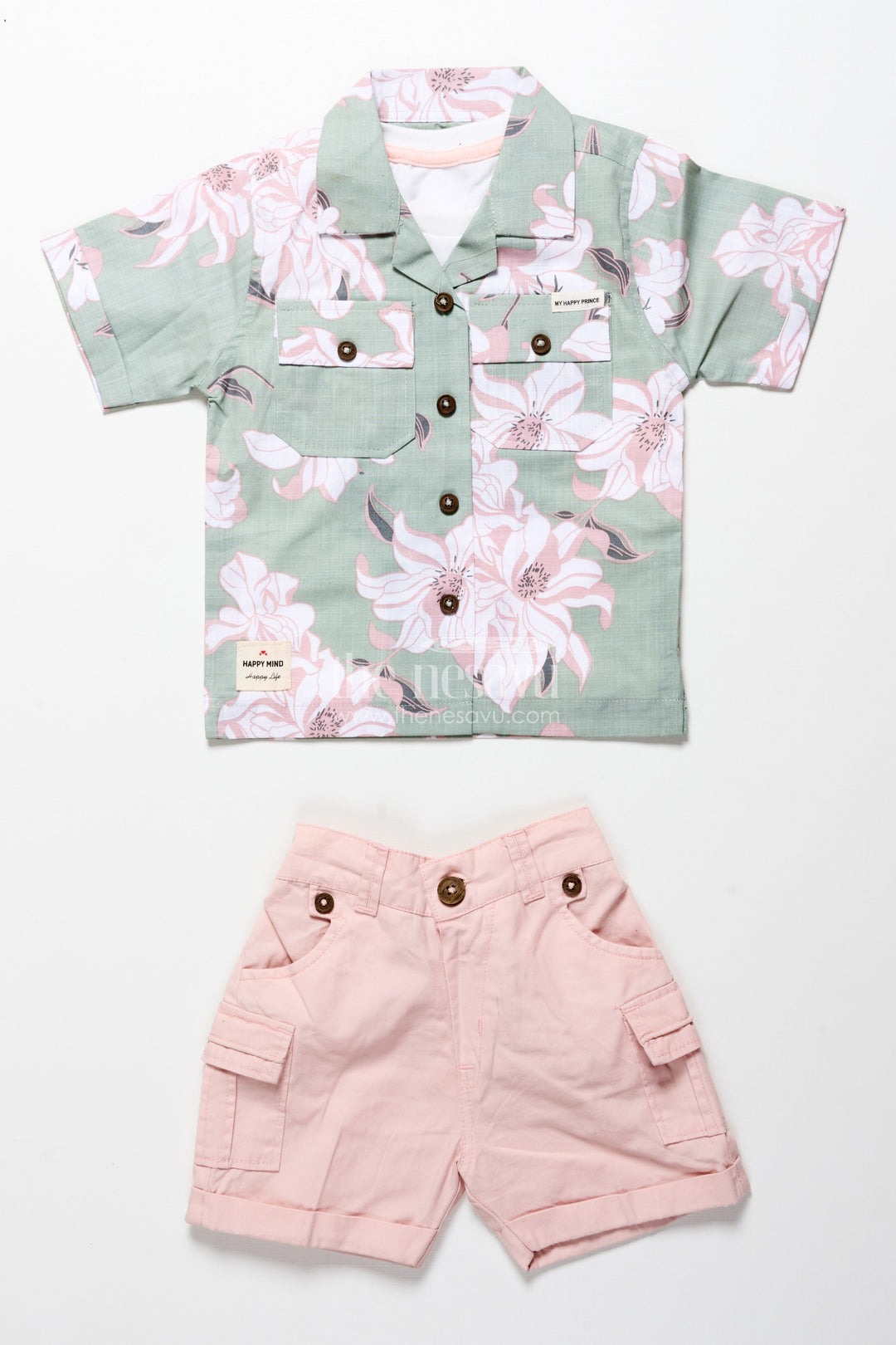 The Nesavu Boys Casual Set Baby Boys Digital Print Set for Casual Dressing and Day Trips Nesavu Nesavu baby boys cotton digital printed set day trips casual wear playtime comfort