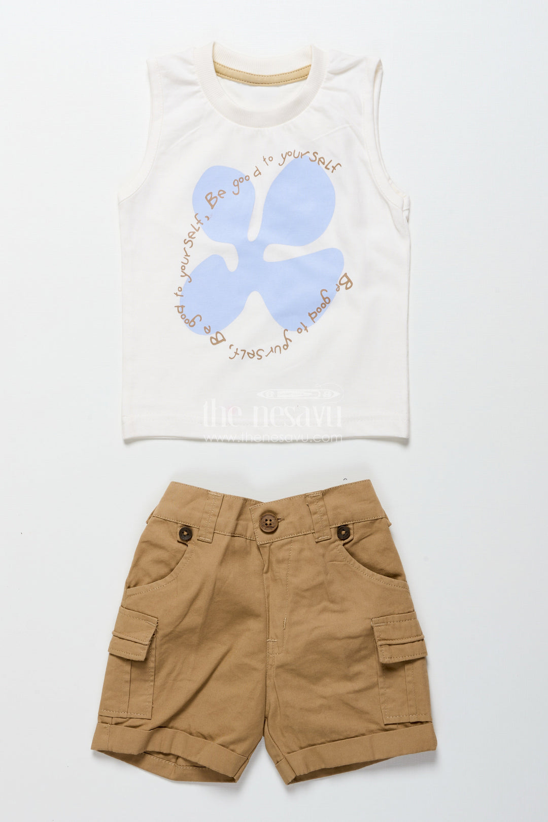 The Nesavu Boys Casual Set Baby Boys Digital Printed Cotton Set for Playdates and Casual Fun Nesavu Nesavu baby boys digital print cotton set playdates outings casual everyday wear