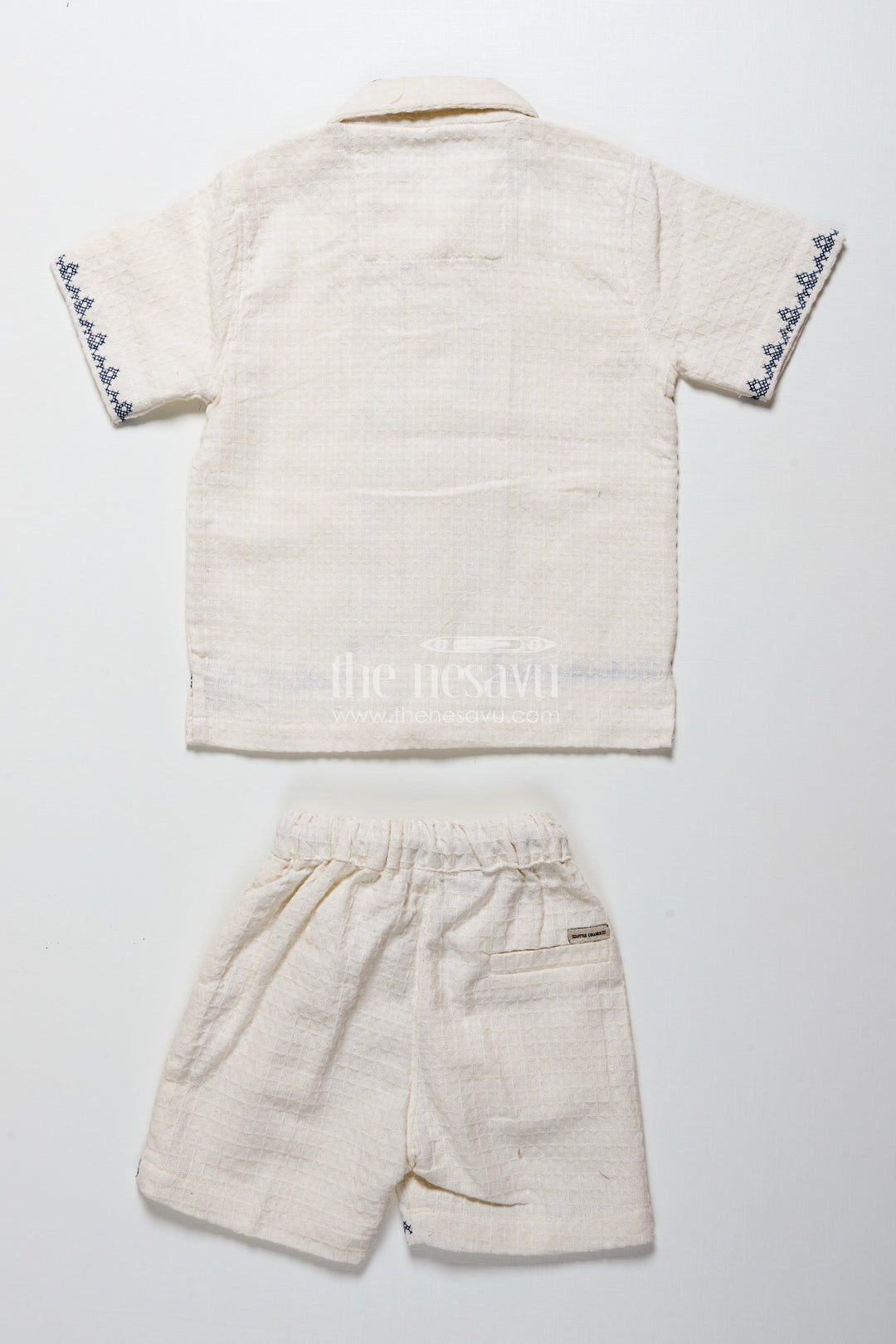 The Nesavu Boys Casual Set Baby Boys Embroidered Cotton Set for Festive Family Moments Nesavu Nesavu baby boys embroidered cotton set festive occasions celebrations cultural events