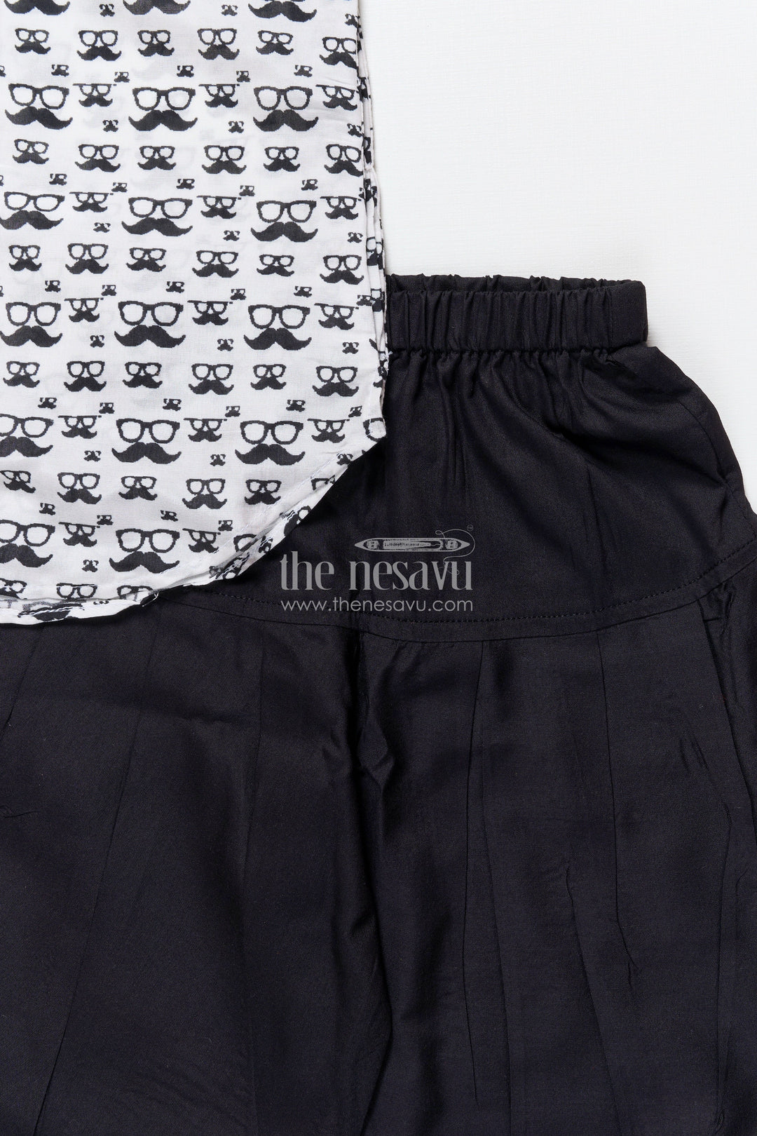 The Nesavu Boys Dothi Set Baby Boys Printed Cotton Dothi Set for Traditional Ceremonies Nesavu Nesavu baby boys traditional dothi set printed cotton kurta pujas naming ceremonies