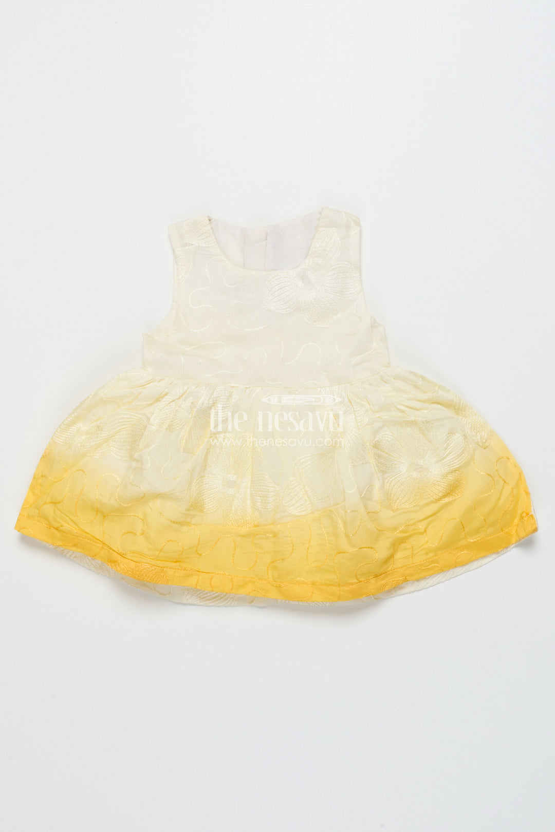 The Nesavu Baby Cotton Frocks Baby Cotton Frock for Naming Ceremony and First Milestone Events Nesavu Nesavu baby cotton frock bow detail naming ceremonies traditional celebrations