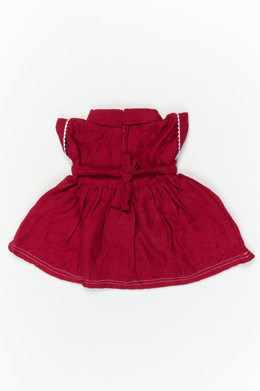 The Nesavu Baby Cotton Frocks Baby Cotton Frock for Photoshoots and Everyday Cuteness Nesavu Nesavu baby cotton frock with wooden buttons – perfect for photoshoots and everyday styling