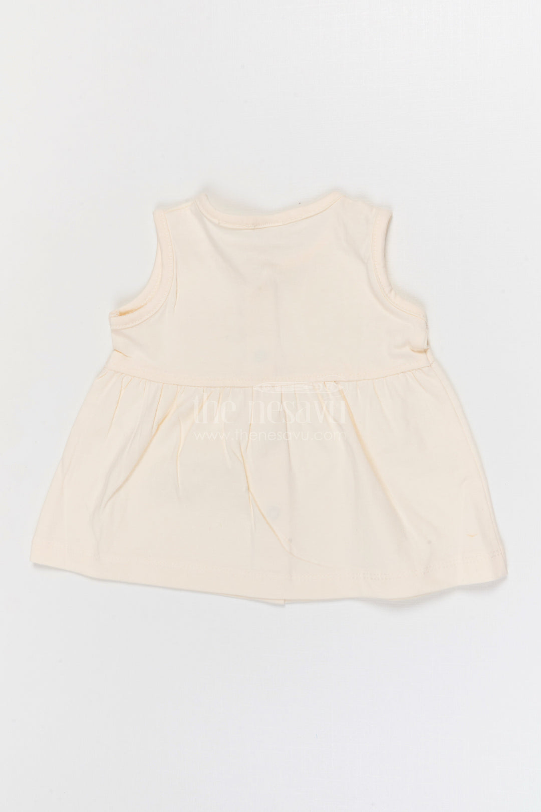 The Nesavu Baby Frocks Baby Cotton Frock for Summer Outings and Daycare Nesavu Nesavu Baby Girl Cotton Frock For Summer Wear Sleeveless Jersey Dress