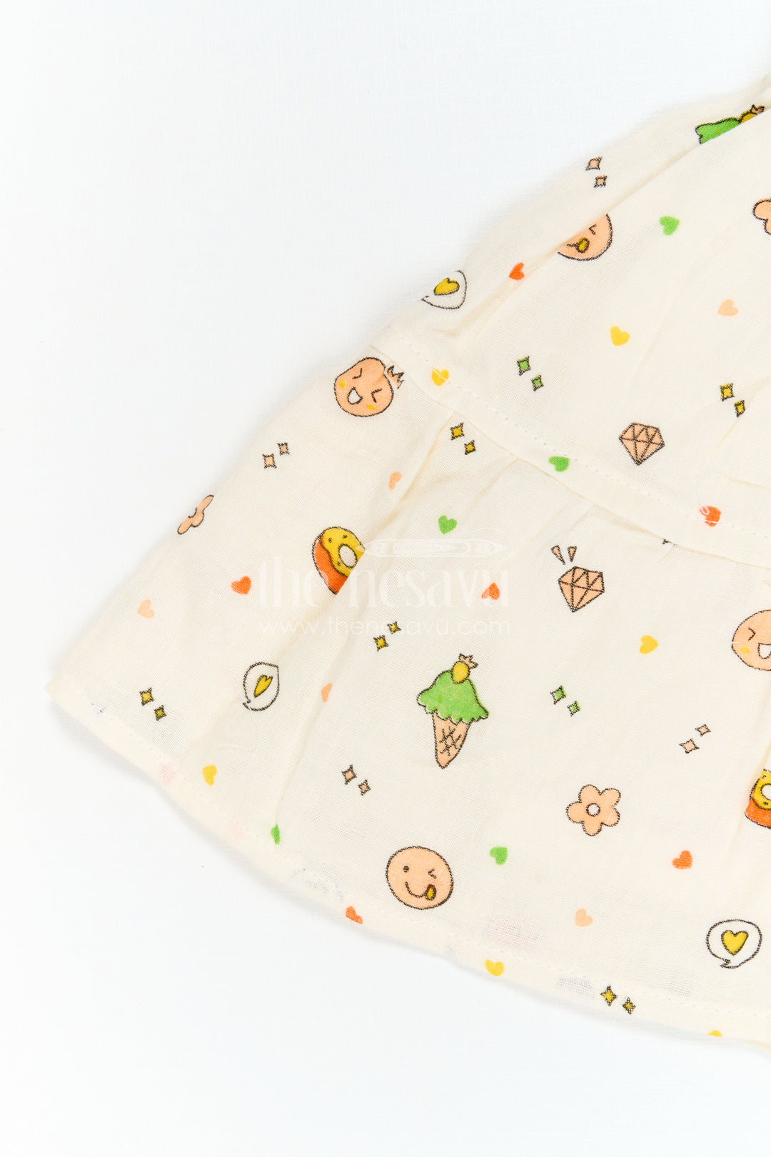 The Nesavu Baby Cotton Frocks Baby Floral Frock for Cheerful Birthday Outings Nesavu Nesavu Baby Floral Frock For Cheerful Birthday Outings With Soft Muslin Cotton And Playful Print