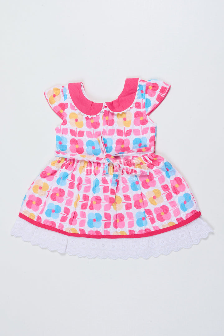 The Nesavu Baby Cotton Frocks Baby Girl Cotton Frock for Birthday and Playdate Styling Nesavu Nesavu baby girl cotton frock digital print birthdays playdates casual outings