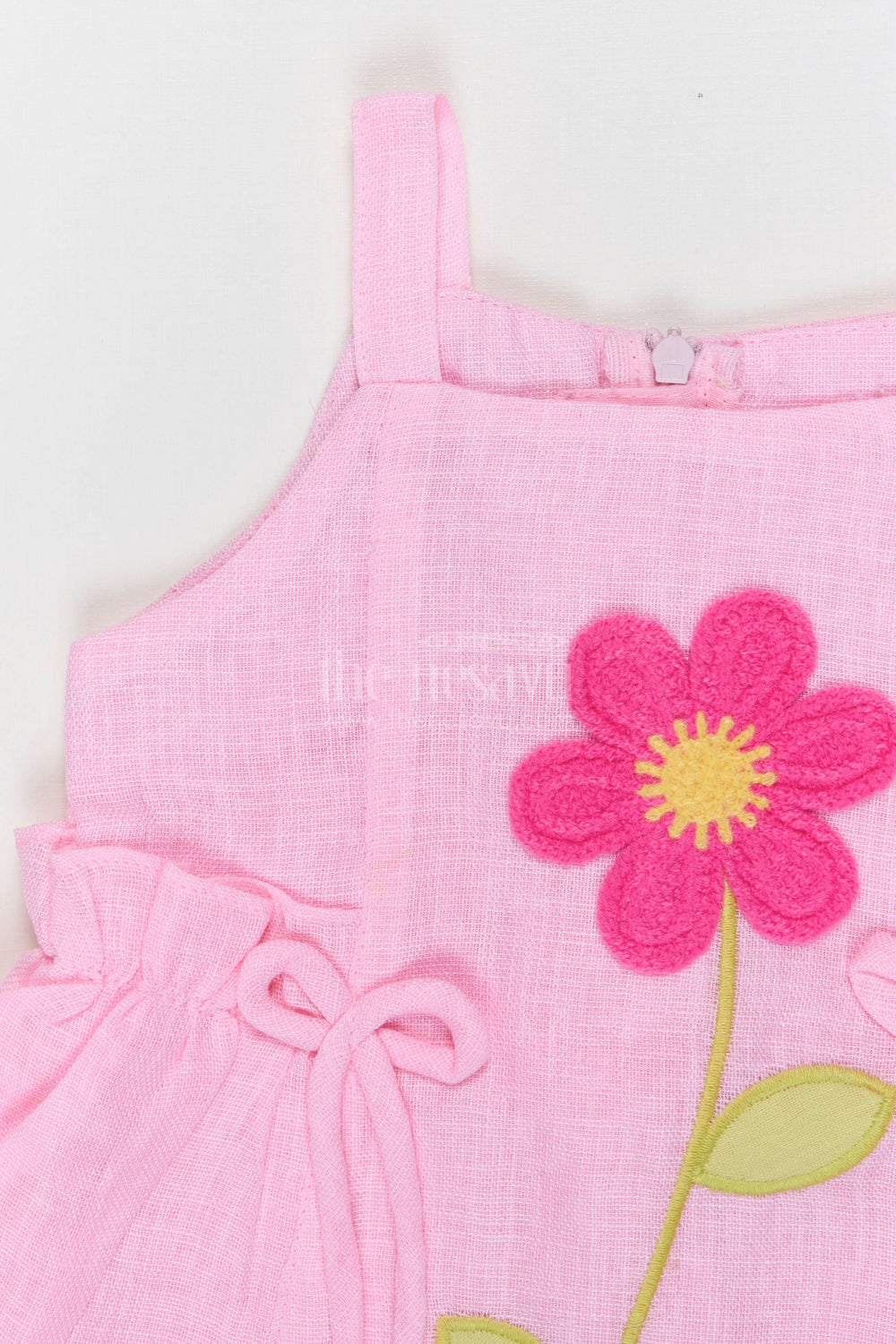 The Nesavu Baby Frocks Baby Girl Cotton Frock for Birthday and Playdates Nesavu Nesavu Baby Girl Cotton Frock With Floral Applique For Birthdays Playdates And Summer Outings