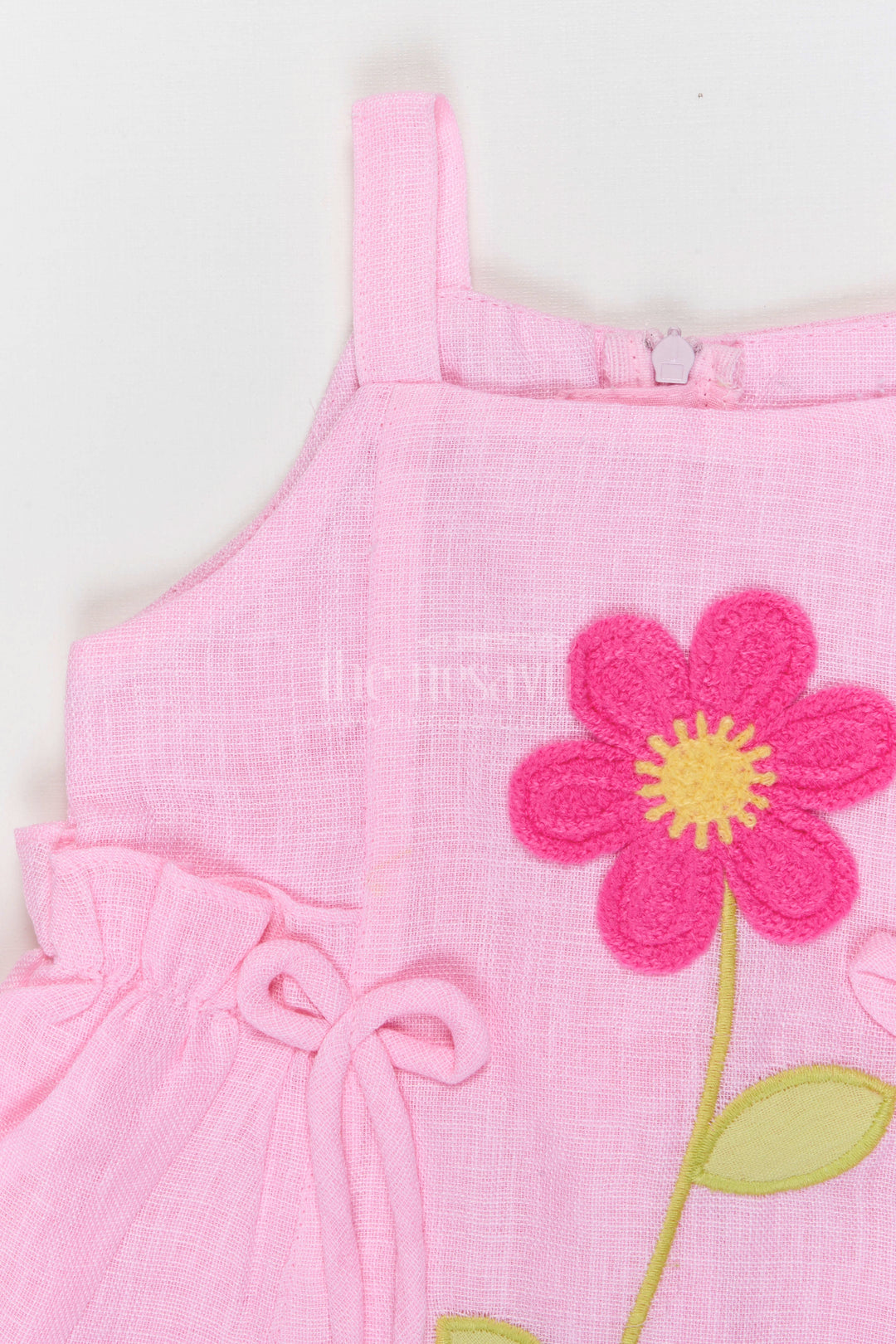 The Nesavu Baby Frocks Baby Girl Cotton Frock for Birthday and Playdates Nesavu Nesavu Baby Girl Cotton Frock With Floral Applique For Birthdays Playdates And Summer Outings